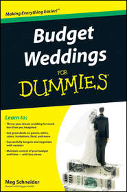 бесплатно читать книгу Budget Weddings For Dummies автора Meg Schneider