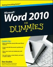 бесплатно читать книгу Word 2010 For Dummies автора Dan Gookin