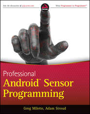 бесплатно читать книгу Professional Android Sensor Programming автора Greg Milette