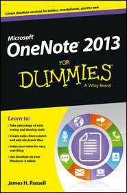 бесплатно читать книгу OneNote 2013 For Dummies автора James Russell