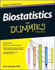 бесплатно читать книгу Biostatistics For Dummies автора John Pezzullo