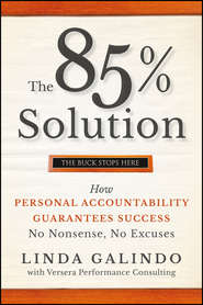 бесплатно читать книгу The 85% Solution. How Personal Accountability Guarantees Success -- No Nonsense, No Excuses автора Linda Galindo