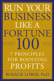 бесплатно читать книгу Run Your Business Like a Fortune 100. 7 Principles for Boosting Profits автора Rosalie Lober