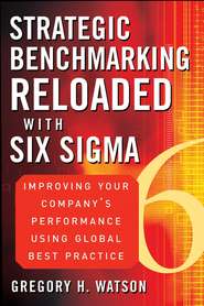 бесплатно читать книгу Strategic Benchmarking Reloaded with Six Sigma. Improving Your Company's Performance Using Global Best Practice автора Gregory Watson