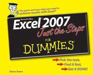 бесплатно читать книгу Excel 2007 Just the Steps For Dummies автора Diane Koers