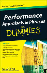 бесплатно читать книгу Performance Appraisals and Phrases For Dummies автора Ken Lloyd