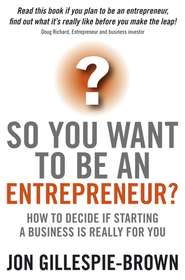бесплатно читать книгу So You Want To Be An Entrepreneur?. How to decide if starting a business is really for you автора Jon Gillespie-Brown