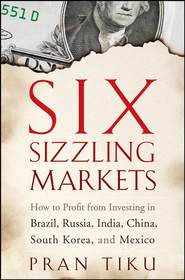 бесплатно читать книгу Six Sizzling Markets. How to Profit from Investing in Brazil, Russia, India, China, South Korea, and Mexico автора Pran Tiku