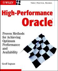 бесплатно читать книгу High-Performance Oracle. Proven Methods for Achieving Optimum Performance and Availability автора Geoff Ingram