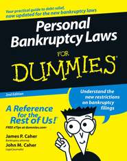 бесплатно читать книгу Personal Bankruptcy Laws For Dummies автора James Caher