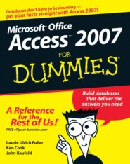 бесплатно читать книгу Access 2007 For Dummies автора 