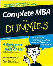 бесплатно читать книгу Complete MBA For Dummies автора Peter Economy