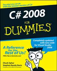бесплатно читать книгу C# 2008 For Dummies автора Chuck Sphar