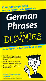 бесплатно читать книгу German Phrases For Dummies автора Anne Fox