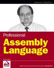 бесплатно читать книгу Professional Assembly Language автора Richard Blum