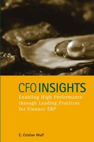 бесплатно читать книгу CFO Insights. Enabling High Performance Through Leading Practices for Finance ERP автора C. Wulf
