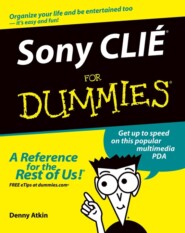 бесплатно читать книгу Sony CLIÉ For Dummies автора Denny Atkin