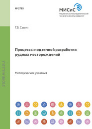 бесплатно читать книгу Процессы подземной разработки рудных месторождений автора Галина Савич