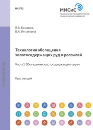 бесплатно читать книгу Технология обогащения золотосодержащих руд и россыпей. Часть 1. Обогащение золотосодержащего сырья автора Владислава Игнаткина