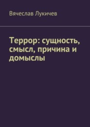 бесплатно читать книгу Террор: сущность, смысл, причина и домыслы автора Вячеслав Лукичев