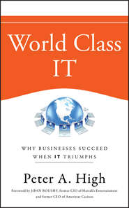 бесплатно читать книгу World Class IT. Why Businesses Succeed When IT Triumphs автора Peter High