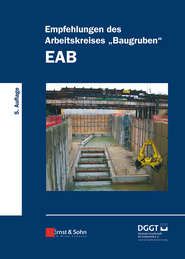бесплатно читать книгу Empfehlungen des Arbeitskreises «Baugruben» (EAB) автора  Deutsche Gesellschaft für Geotechnik e.V. / German Geotechnical Society