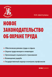 бесплатно читать книгу Новое законодательство об охране труда автора Нина Шептулина