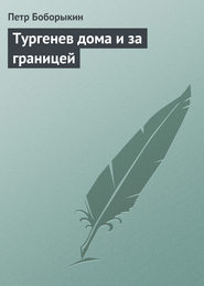 бесплатно читать книгу Тургенев дома и за границей автора Петр Боборыкин