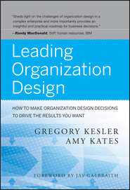 бесплатно читать книгу Leading Organization Design. How to Make Organization Design Decisions to Drive the Results You Want автора Kesler Gregory