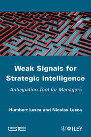бесплатно читать книгу Weak Signals for Strategic Intelligence. Anticipation Tool for Managers автора Lesca Nicolas