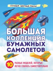 бесплатно читать книгу Большая коллекция бумажных самолетов. 10 разных моделей, которые легко собрать самостоятельно автора Анна Зайцева