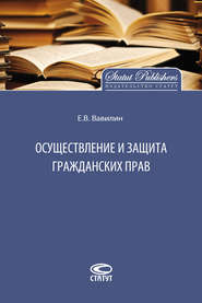 бесплатно читать книгу Осуществление и защита гражданских прав автора Евгений Вавилин