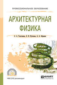 бесплатно читать книгу Архитектурная физика. Учебное пособие для СПО автора Александра Толстенева