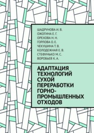 бесплатно читать книгу Адаптация технологий сухой переработки горно-промышленных отходов автора К. Воробьев