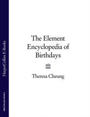 бесплатно читать книгу The Element Encyclopedia of Birthdays автора Theresa Cheung