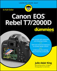 бесплатно читать книгу Canon EOS Rebel T7/2000D For Dummies автора Julie King