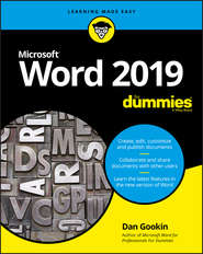 бесплатно читать книгу Word 2019 For Dummies автора Dan Gookin
