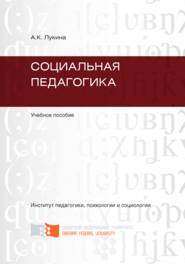 бесплатно читать книгу Социальная педагогика автора А. Лукина