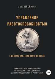 бесплатно читать книгу Управление работоспособностью автора Сергей Сёмин