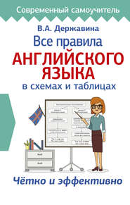 бесплатно читать книгу Все правила английского языка в схемах и таблицах автора Виктория Державина