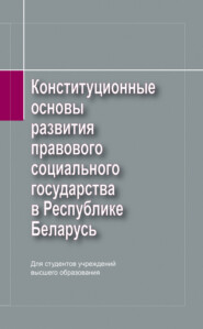 бесплатно читать книгу Конституционные основы развития правового социального государства в Республике Беларусь автора Петр Никитенко