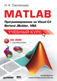 бесплатно читать книгу MATLAB: Программирование на Visual С#, Borland JBuilder, VBA автора Николай Смоленцев
