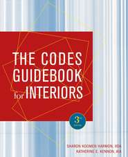 бесплатно читать книгу The Codes Guidebook for Interiors автора Katherine Kennon