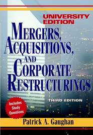 бесплатно читать книгу Mergers, Acquisitions, and Corporate Restructurings автора 