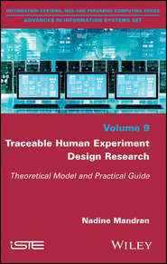 бесплатно читать книгу Traceable Human Experiment Design Research автора 