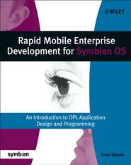 бесплатно читать книгу Rapid Mobile Enterprise Development for Symbian OS автора 
