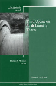 бесплатно читать книгу Third Update on Adult Learning Theory автора 