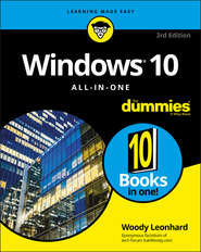 бесплатно читать книгу Windows 10 All-In-One For Dummies автора 