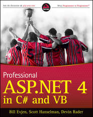 бесплатно читать книгу Professional ASP.NET 4 in C# and VB автора Bill Evjen