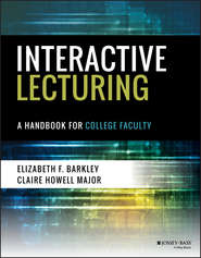 бесплатно читать книгу Interactive Lecturing автора Elizabeth Barkley